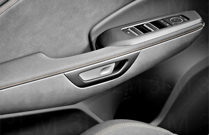 Lexus LBX – wnętrze, klamka