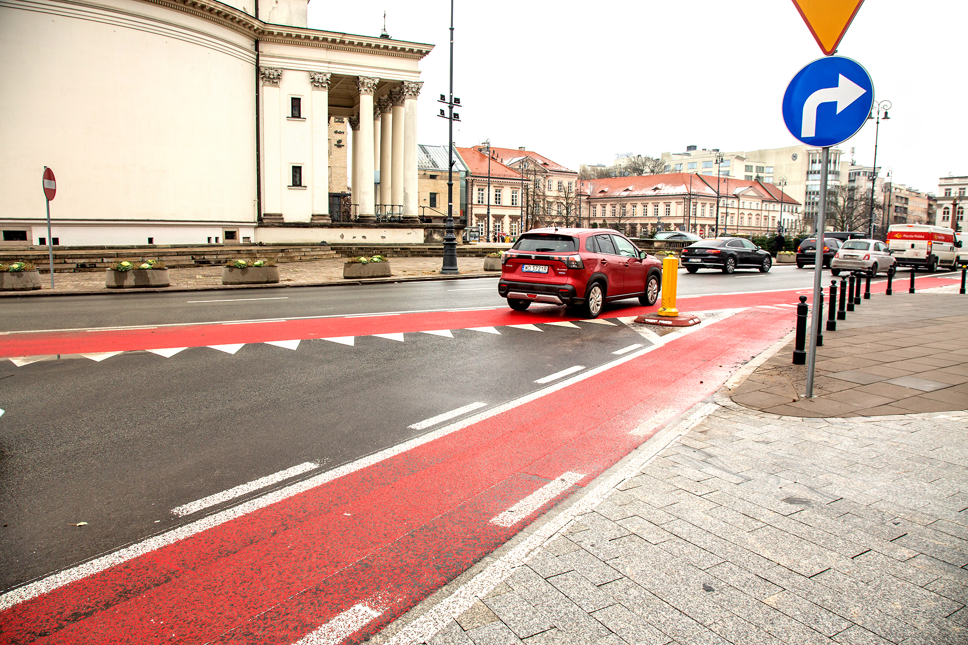 znaki na drodze_pas dla rowerow