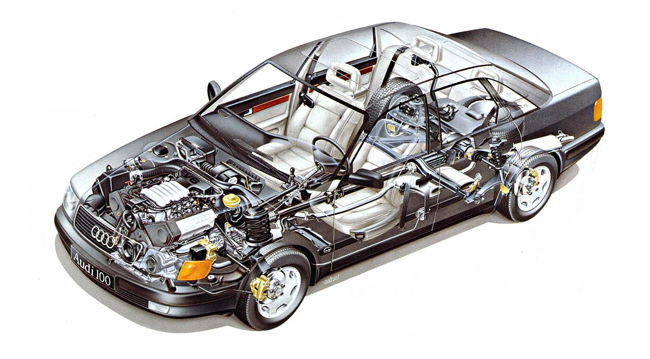 Audi 100 C4 przekrój
