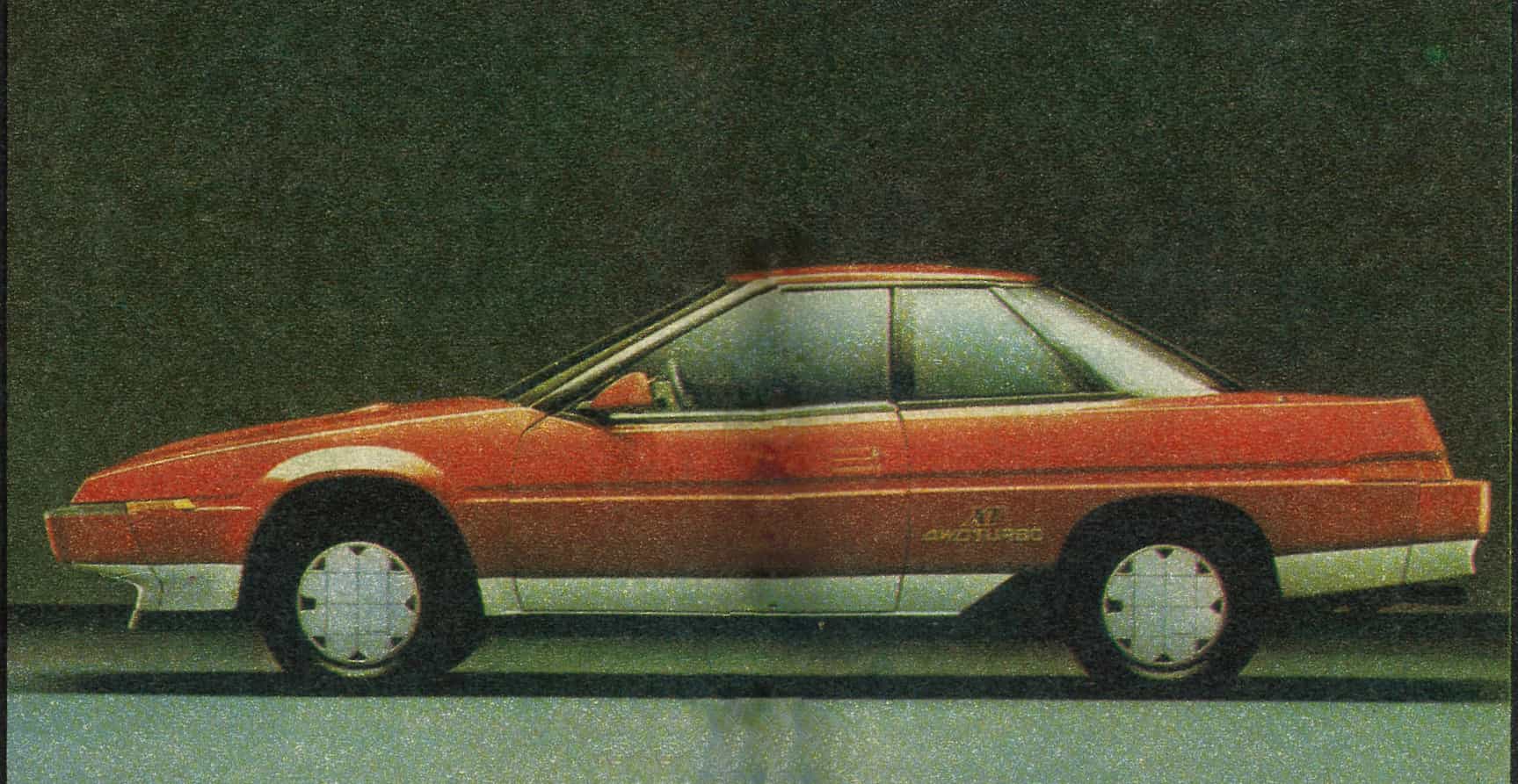 Subaru XT 4WD Turbo bok