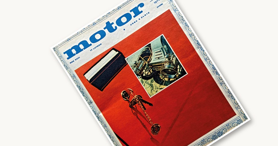 Okładka Motoru nr 7 z 1974 r