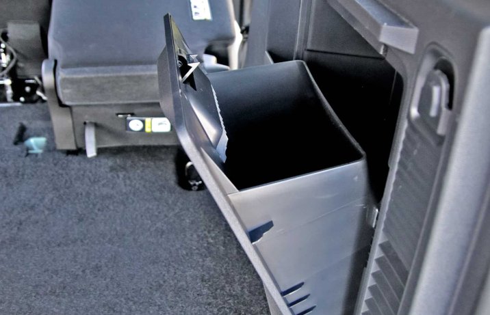 Ford Tourneo Courier – bagażnik, schowek