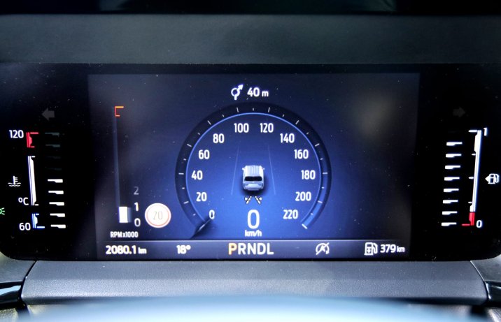 Ford Tourneo Courier – deska rozdzielcza, wskaźniki