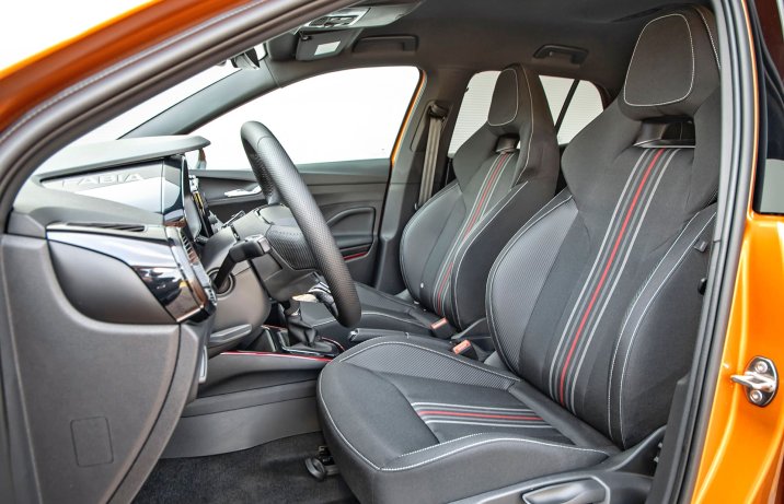 Skoda Fabia 1.5 TSI DSG Monte Carlo – fotele