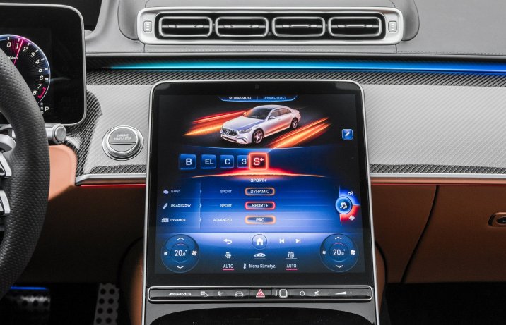 Mercedes-AMG S 63 E Performance (2024) – test – tryby jazdy