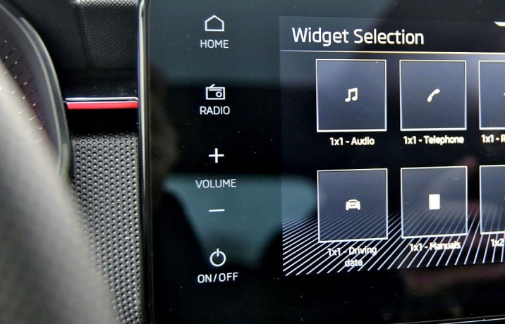 Skoda Kamiq 2024 – wnętrze, regulacja głośności