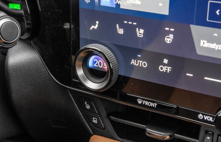 Lexus NX - pokrętło temperatury