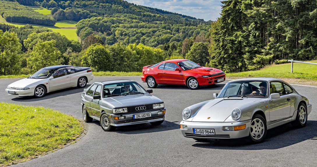 Cztery coupe z napędem 4x4