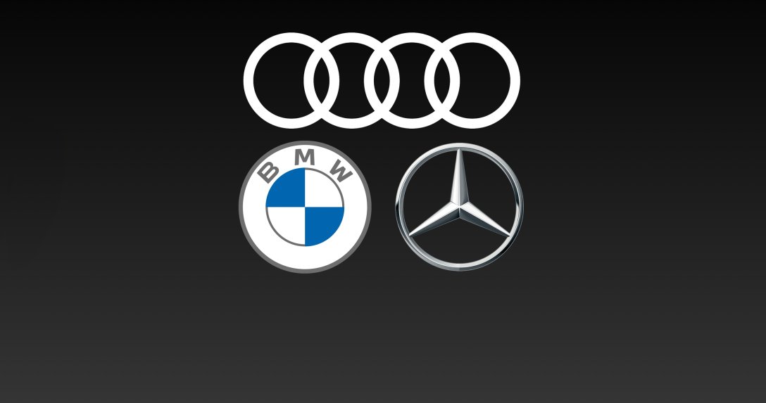 Audi, BMW, Mercedes–logo