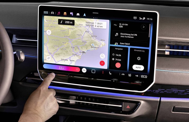 Volkswagen ID.7 – wnętrze, wyświetlacz, multimedia