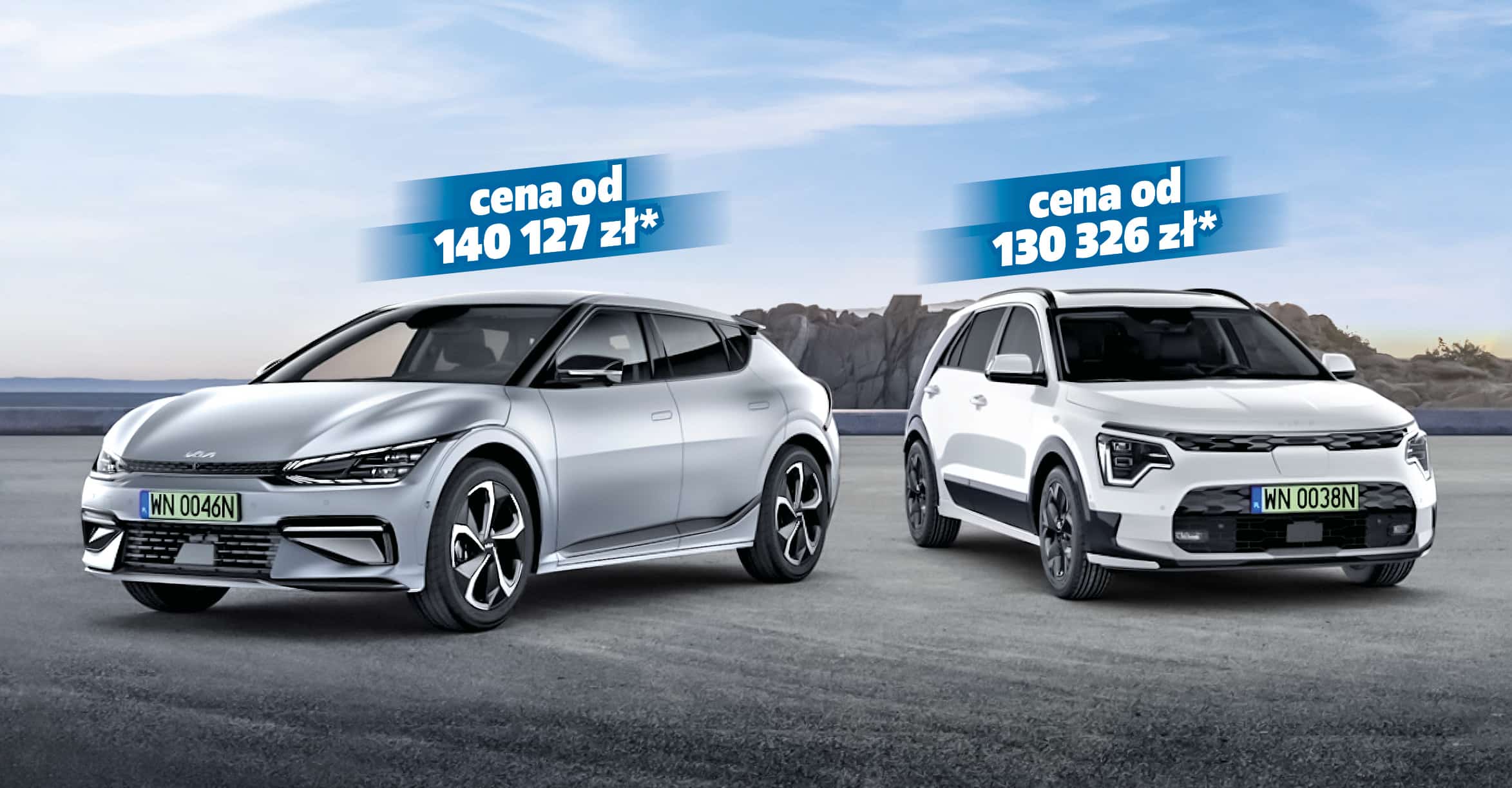 kia ev6 kia niro ev przody ceny