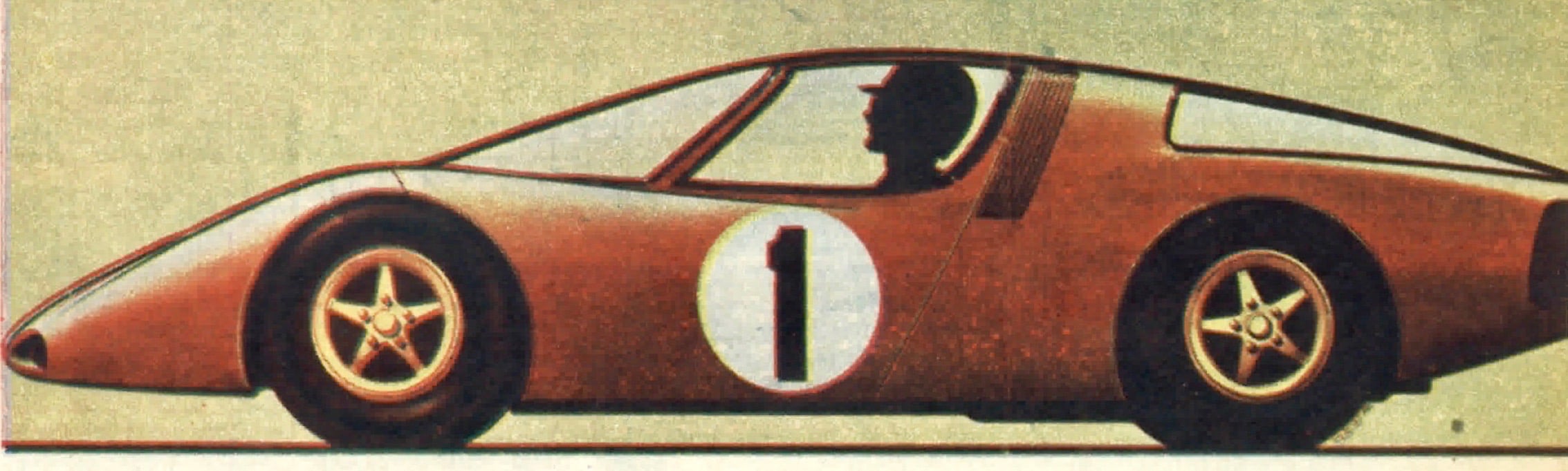 opel z silnikiem centralnym prototyp rysunek