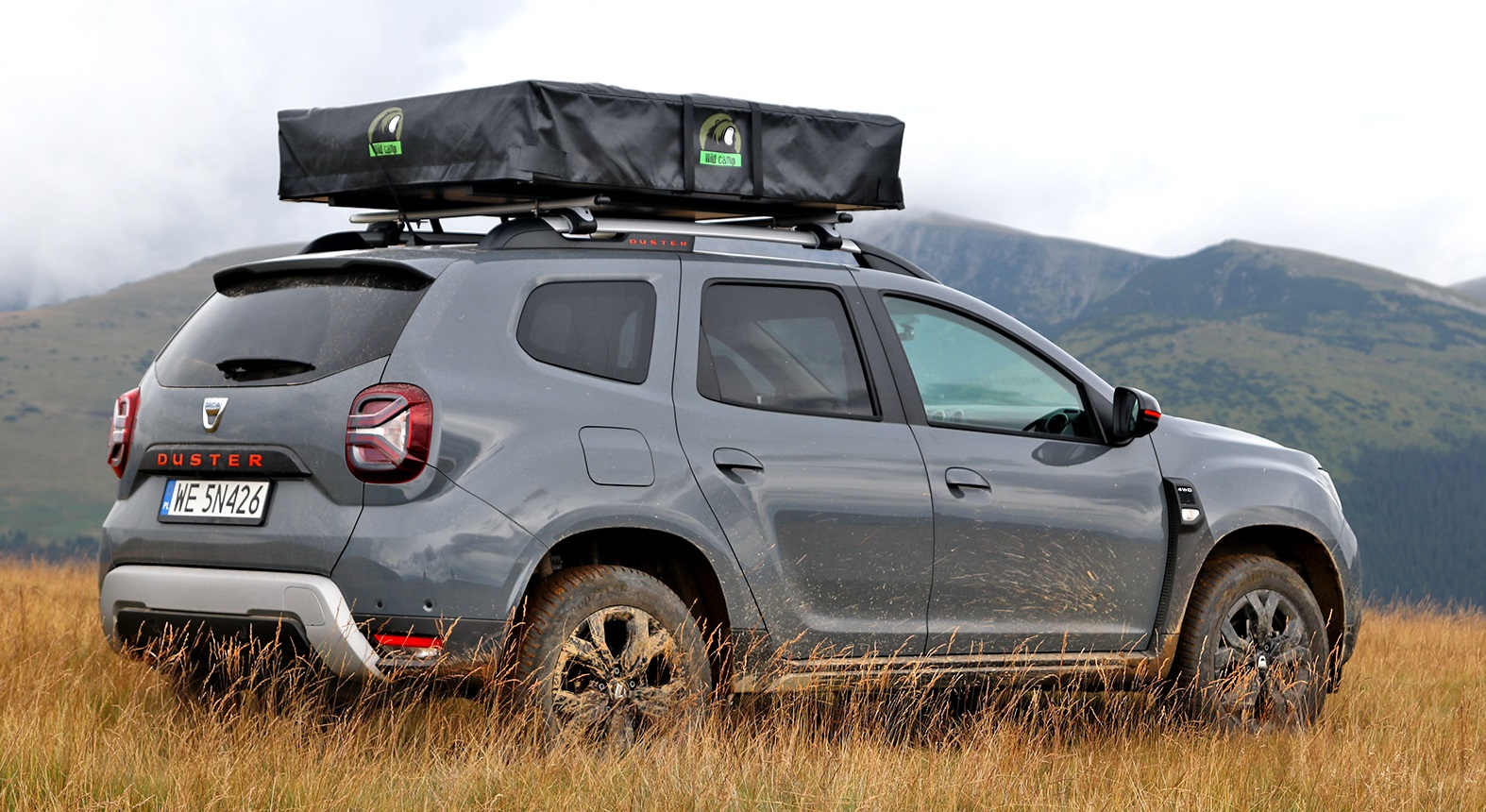 bagazniki samochodowe_namiot zlozony