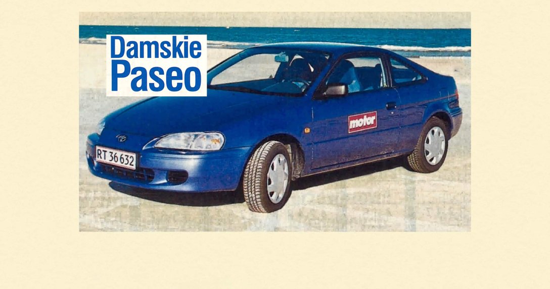 Toyota Paseo – przód