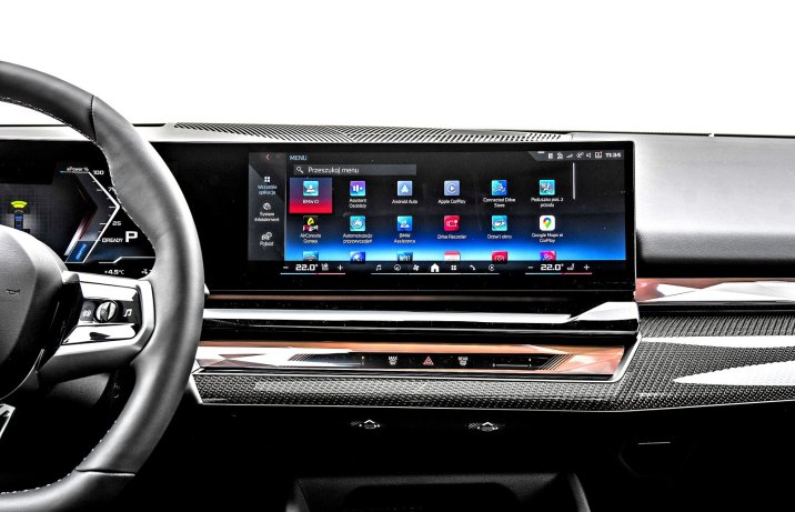 BMW i5 M60 xDrive (2024) – test – menu systemu operacyjnego