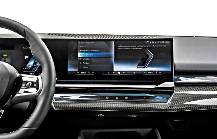 BMW i5 M60 xDrive (2024) – test – rekuperacja