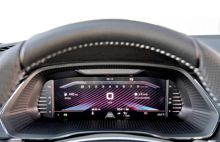 Skoda Octavia RS 2.0 TSI DSG – wskaźniki