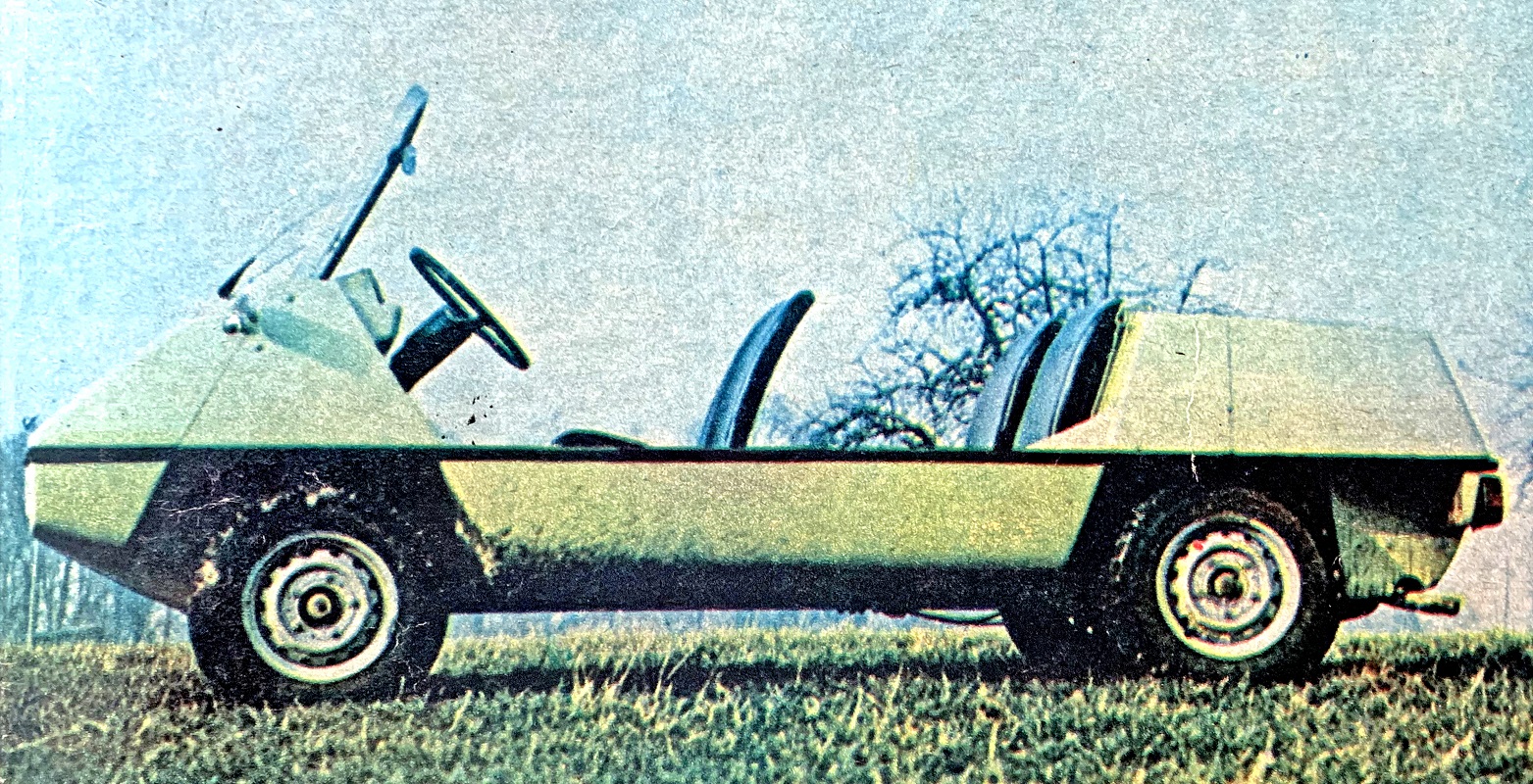 Motor Retro nr 19 z 1974 r auto z plastiku