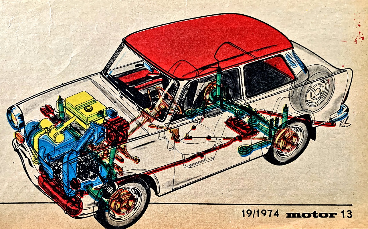 Motor Retro nr 19 z 1974 r trabant