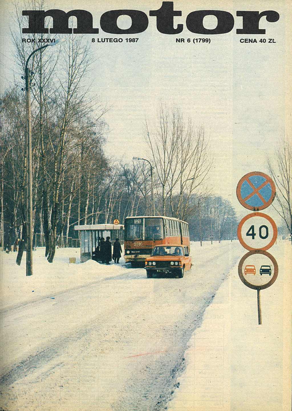 motor numer 6 z 8 lutego 1987 roku okładka