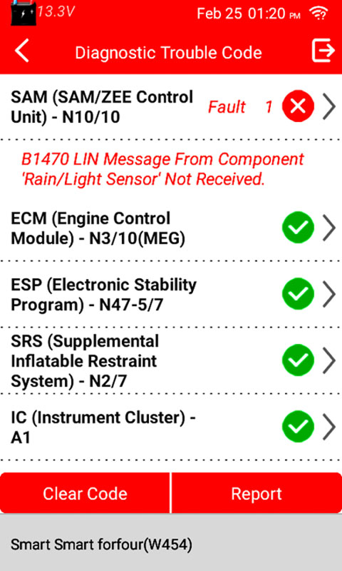 Test skanera Launch Creader Elite X431_odczyt bledow z modulow