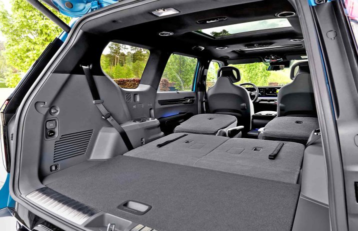 Kia EV9 (2024) – wnętrze, bagażnik