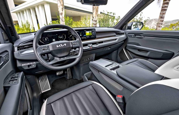 Kia EV9 (2024) – wnętrze, deska rozdzielcza