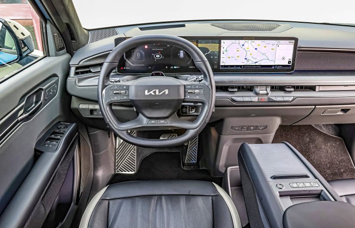 Kia EV9 (2024) – test – kokpit