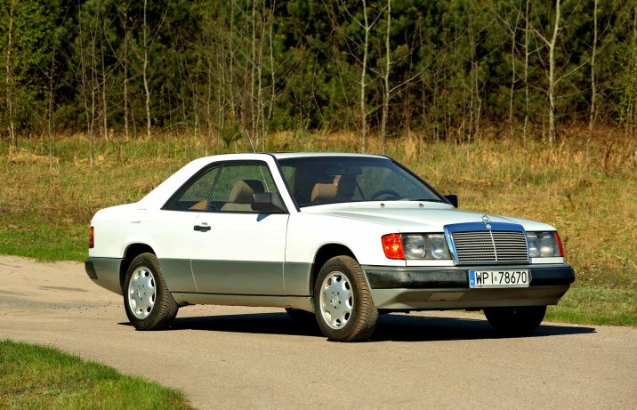 Mercedes klasy E W124 – bok i przód