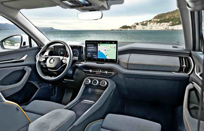 Skoda Kodiaq iV – wnętrze, deska rozdzielcza