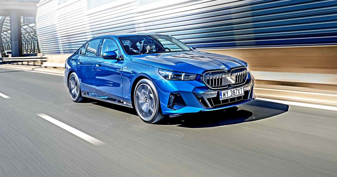 BMW 520d xDrive – test, przód w ruchu