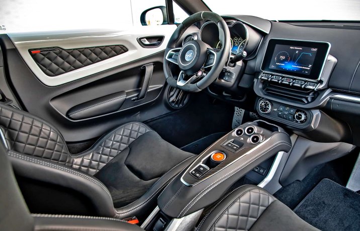 Alpine A110 S – deska rozdzielcza