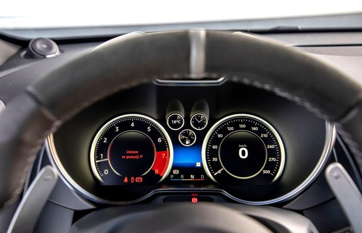 Alpine A110 S – zestaw wskaźników