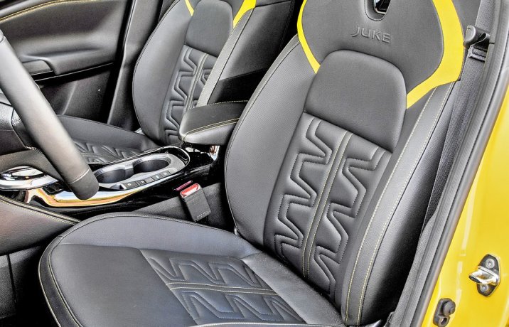 Nissan Juke Hybrid AMT – fotele