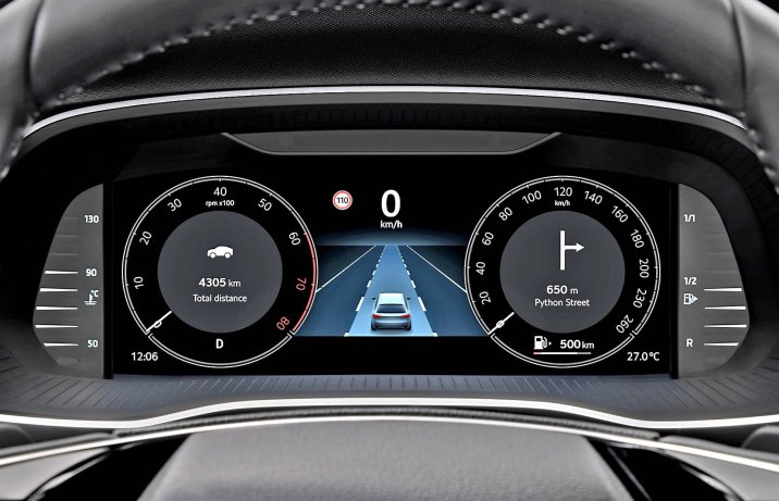 Skoda Octavia 2024 – wnętrze, wskaźniki