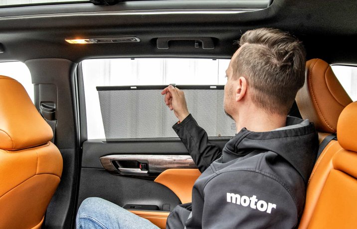 Toyota Highlander 2.5 Hybrid Dynamic Force AWD-i e-CVT Executive (2024) – rolety bocznych szyb