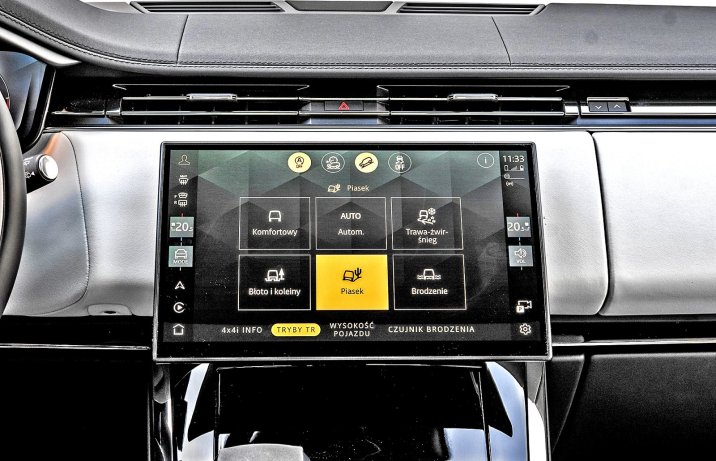 Range Rover Sport D300 – test (2024) – terenowe tryby jazdy