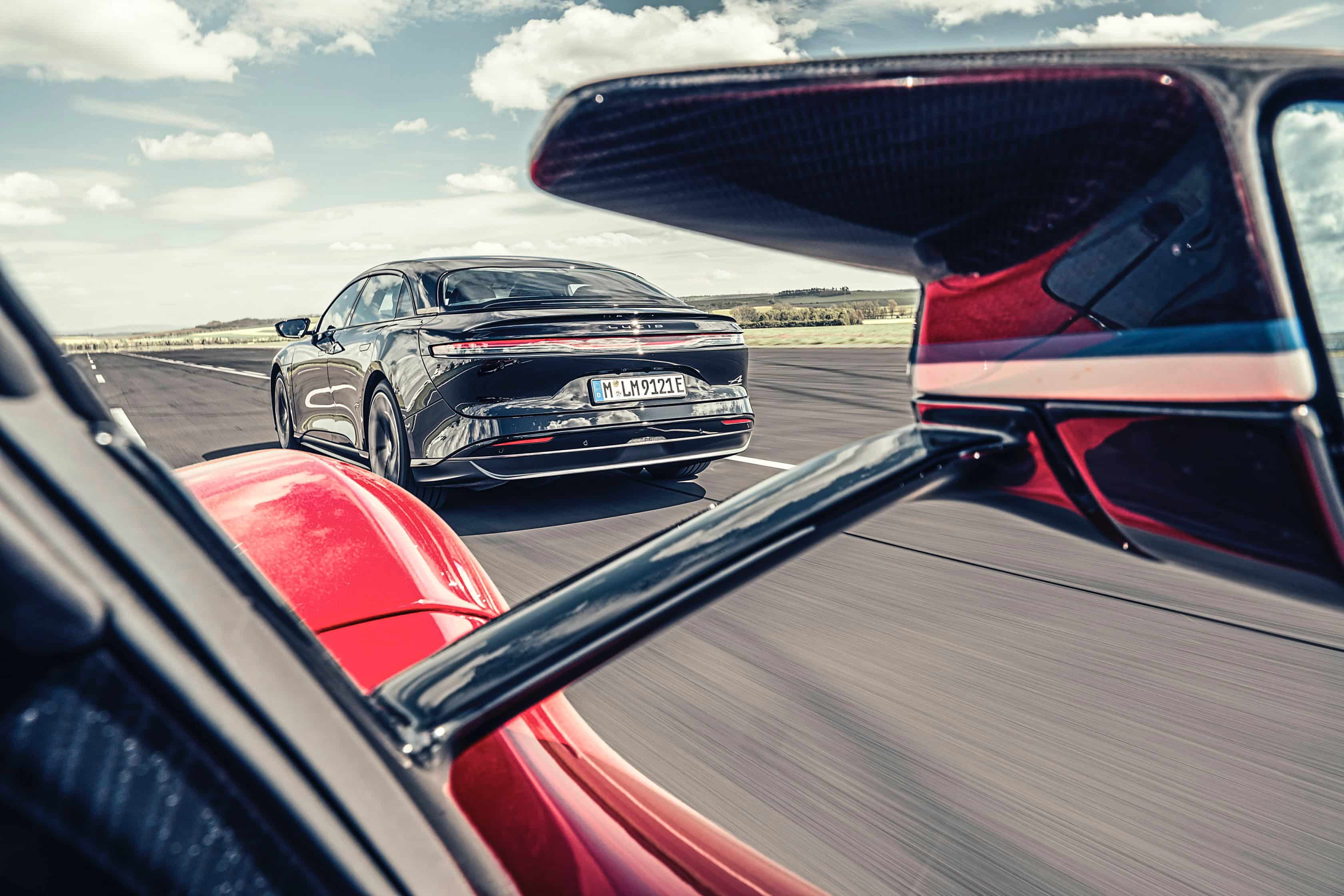 Lucid Air Dream Performance widok z Pininfariny