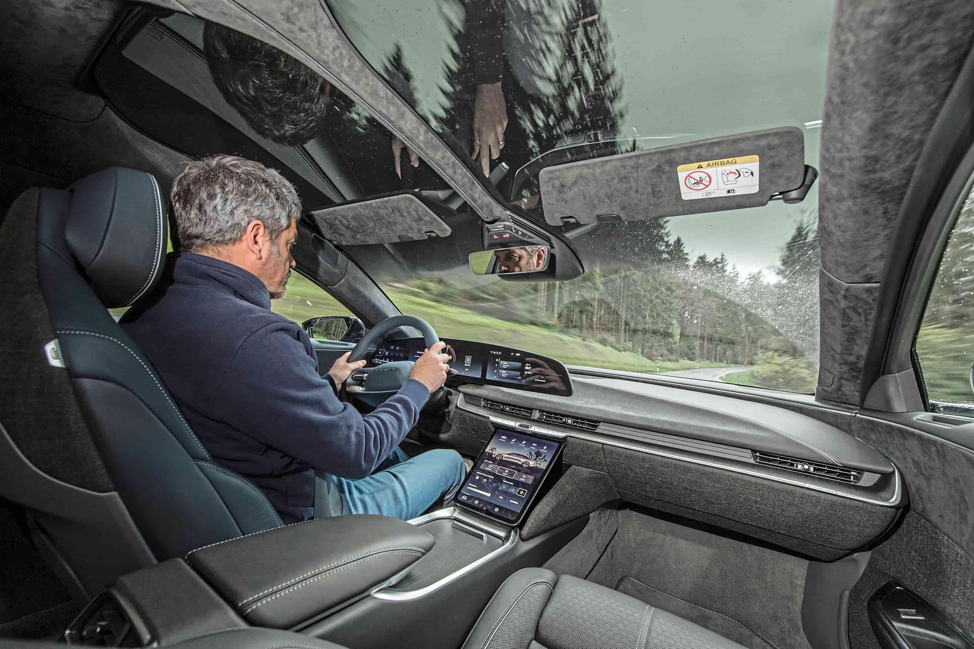 Lucid Air Dream Performance wnętrze