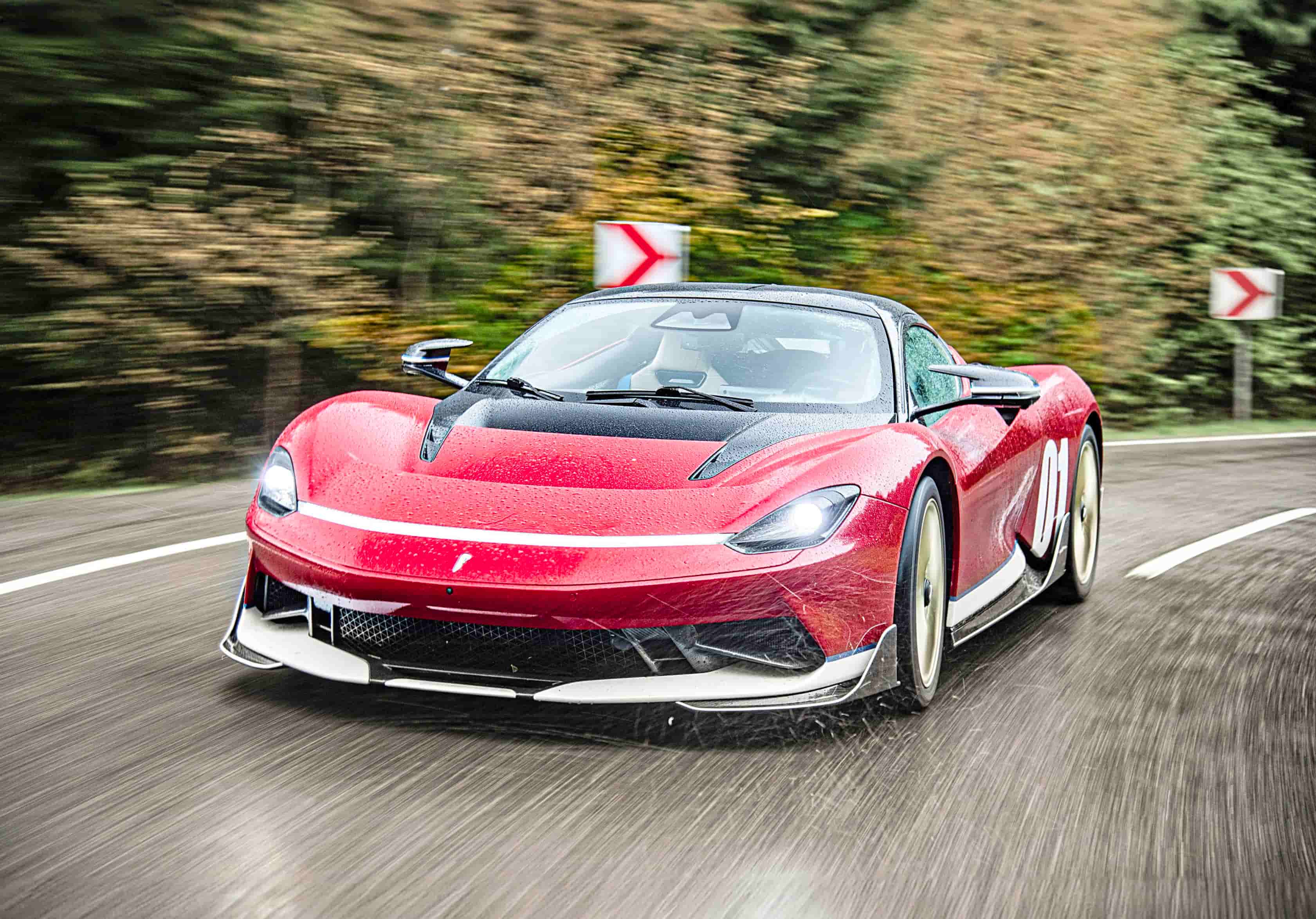 Pininfarina Battista Nino Farina przód w ruchu