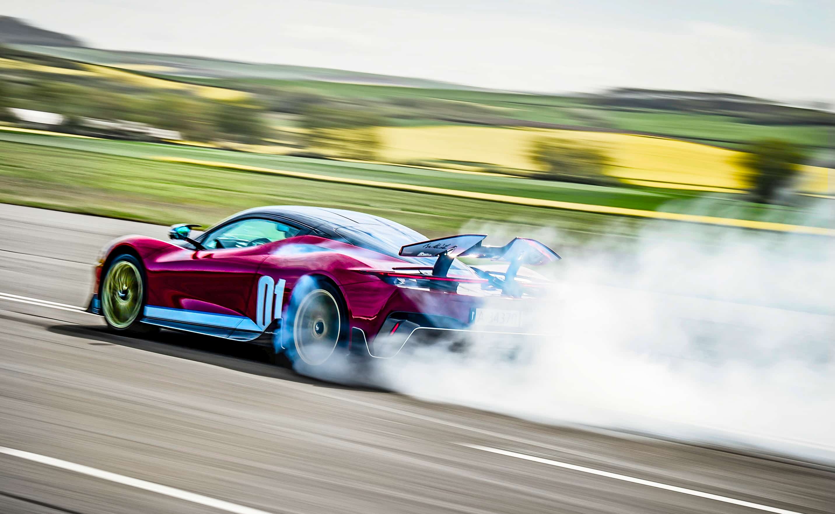 Pininfarina Battista Nino Farina tył na torze