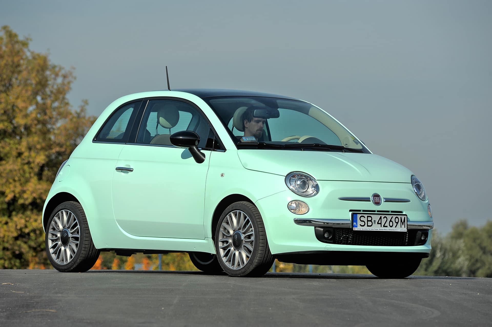 fiat 500 przód