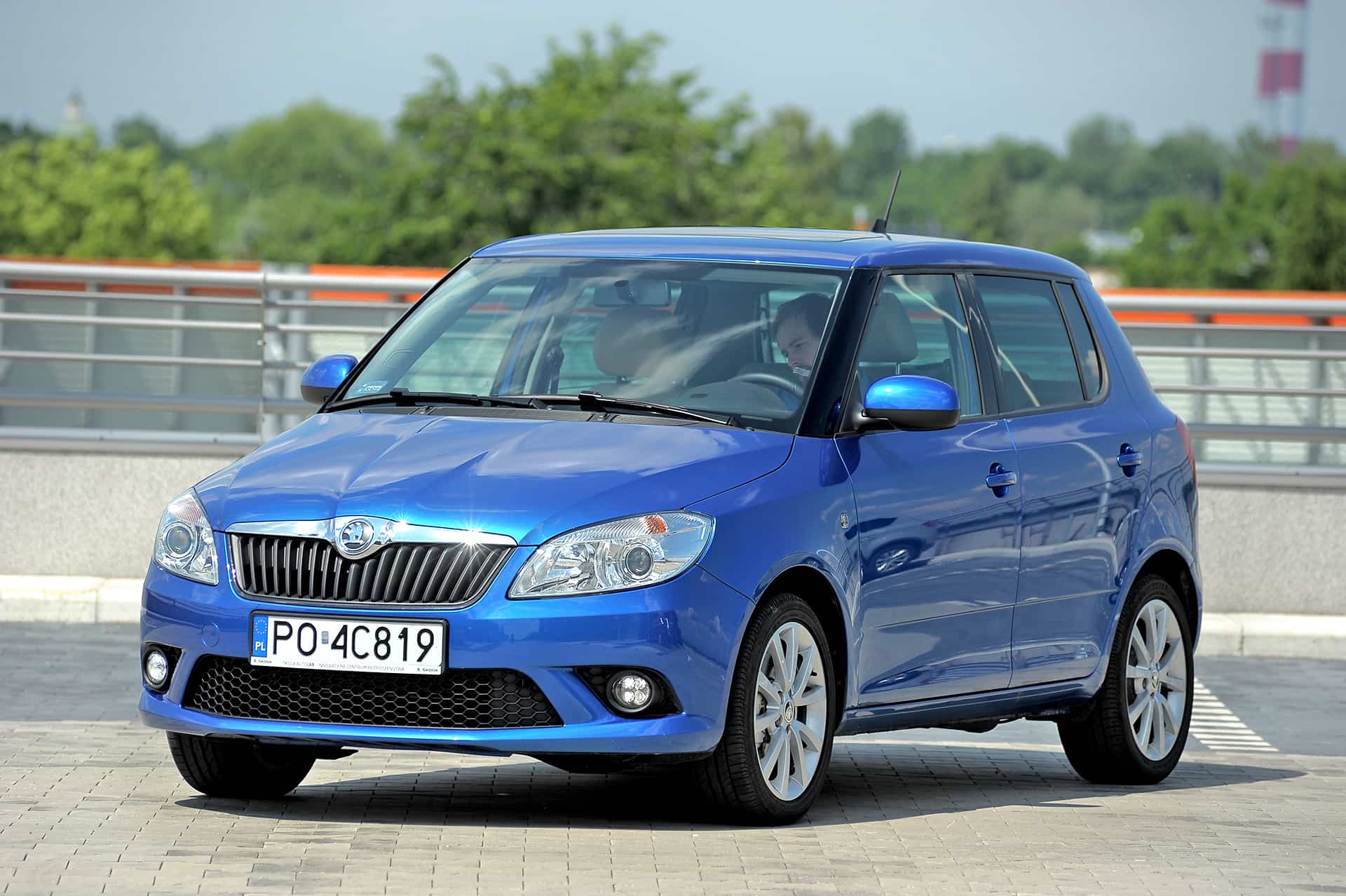 skoda fabia przód