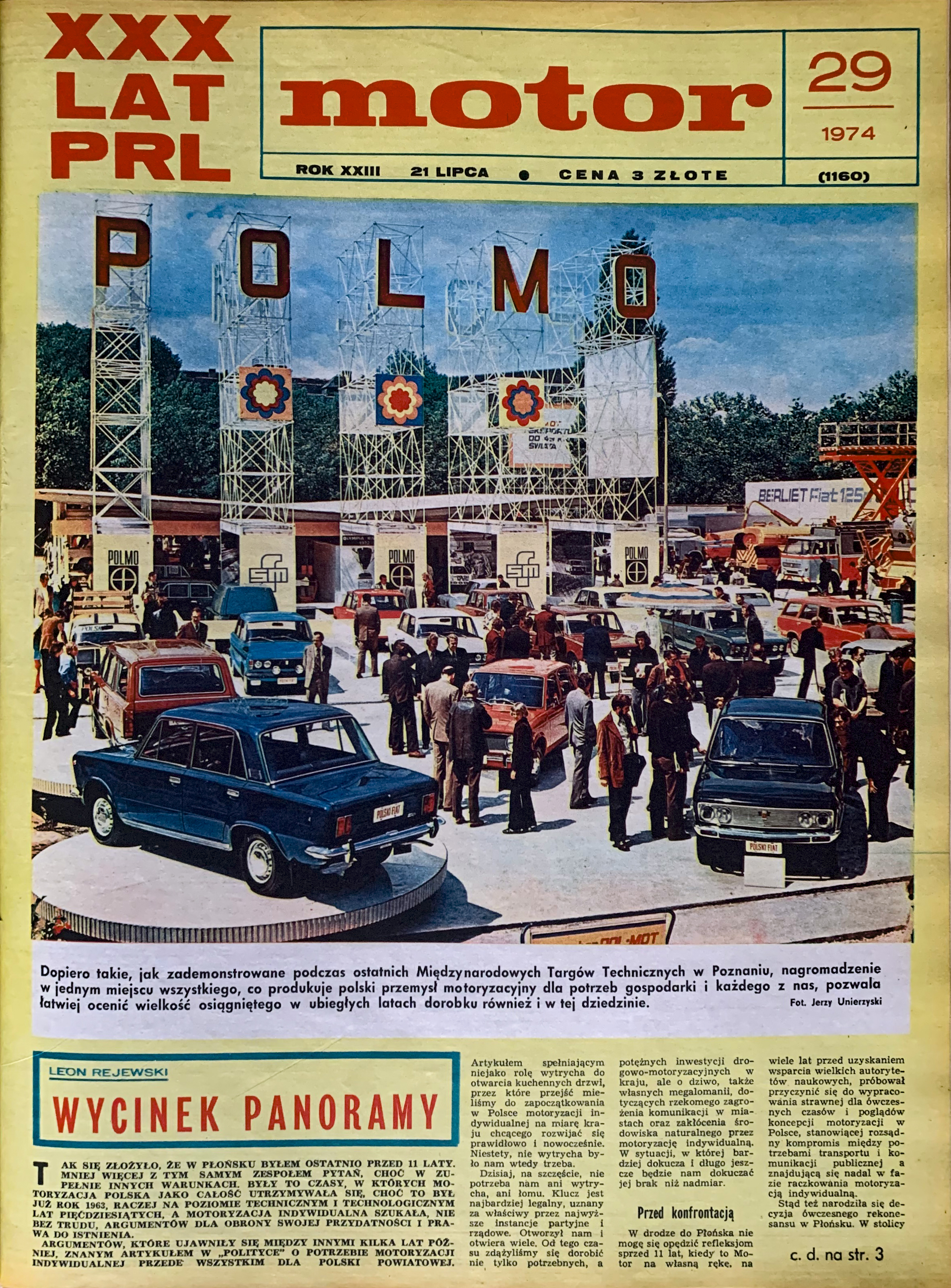 Motor Retro nr 29 z roku 1974_okladka