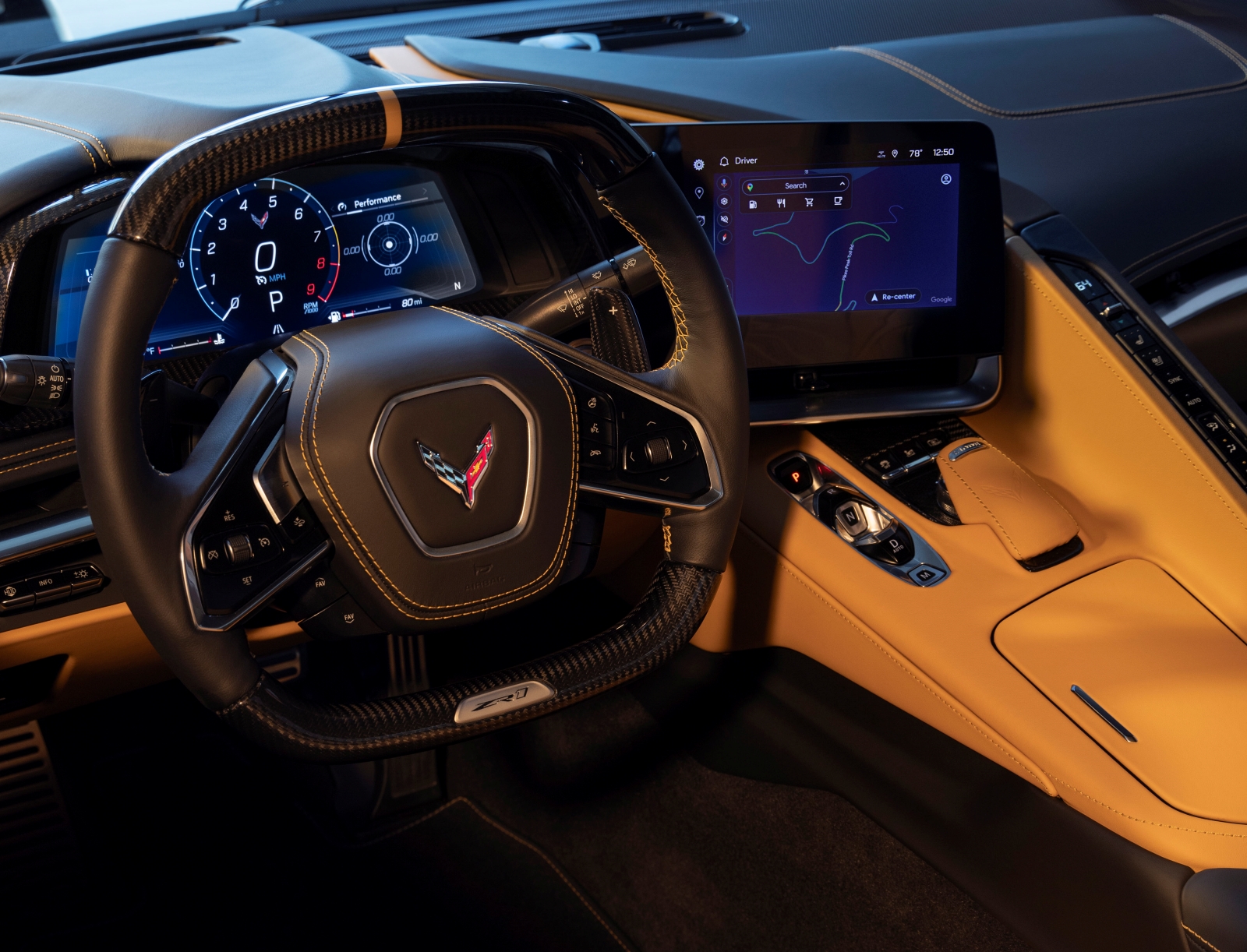 chevrolet -corvette-zr1-deska-rozdzielcza