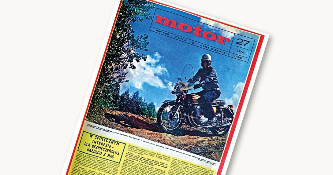 Okładka Motor nr 27 z roku 1974