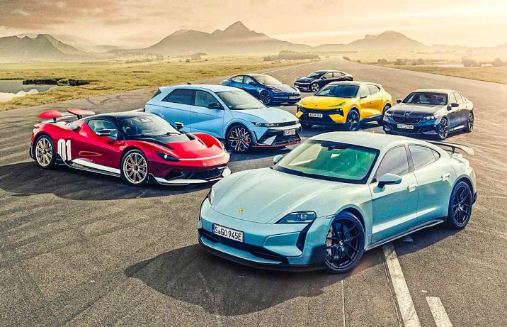 7 sportowych aut elektrycznych