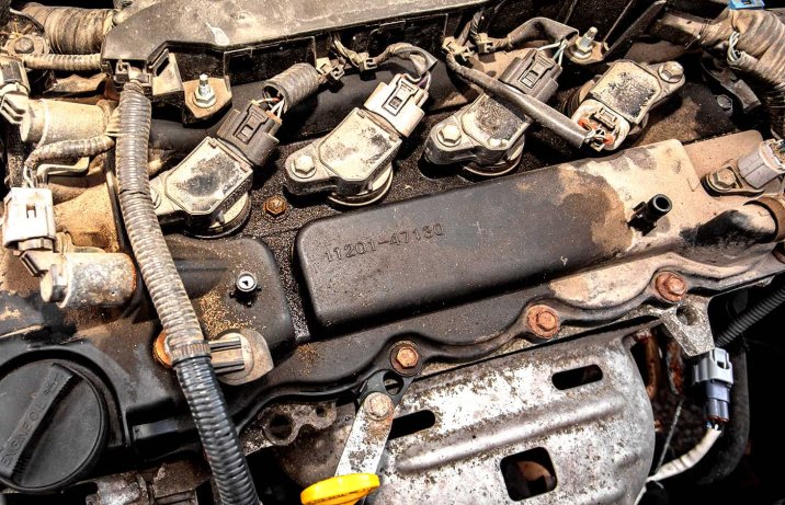 Używana Toyota Yaris III 1.33 – wyciek oleju