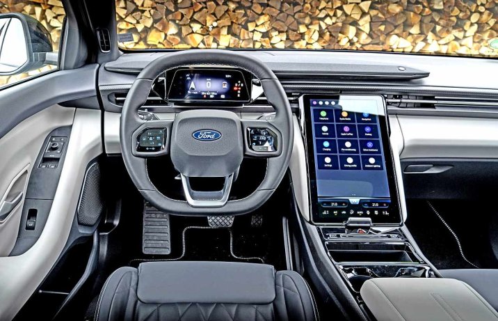 Ford Explorer 2024 – wnętrze, deska rozdzielcza