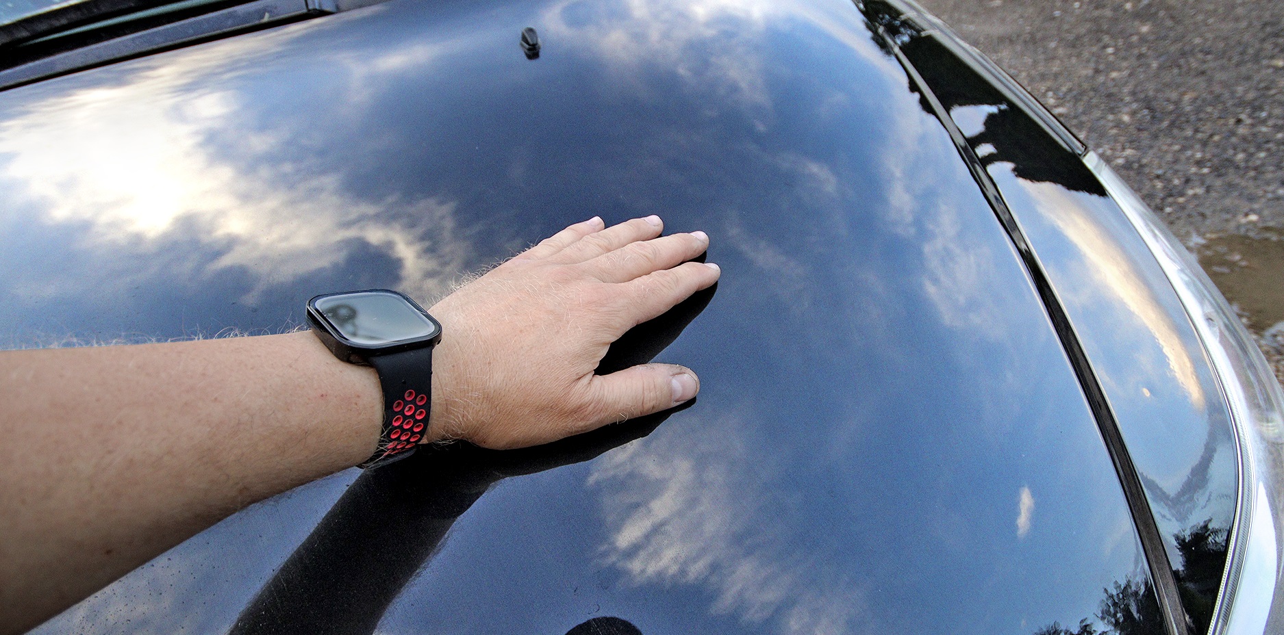 test wosku na mokro_kontrola temperatury lakieru